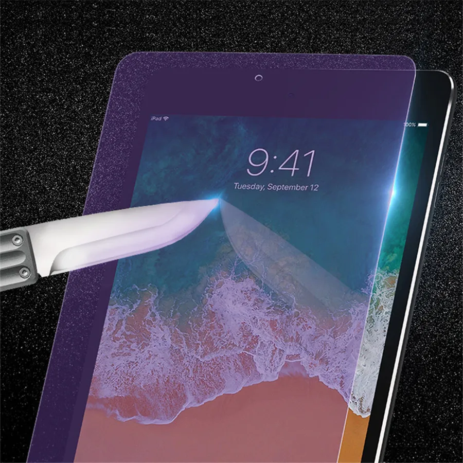 IPad9.7, синий светильник, стекло для Apple iPad 9,7 дюймов, пленка для экрана UV iPadpro pro air 1 2 iPad5 iPad6 5gen 6gen pro9.7, полное покрытие
