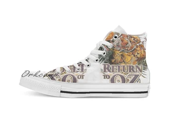 

Return To Oz Custom Casual High Top lace-up Canvas shoes sneakers Drop shipping