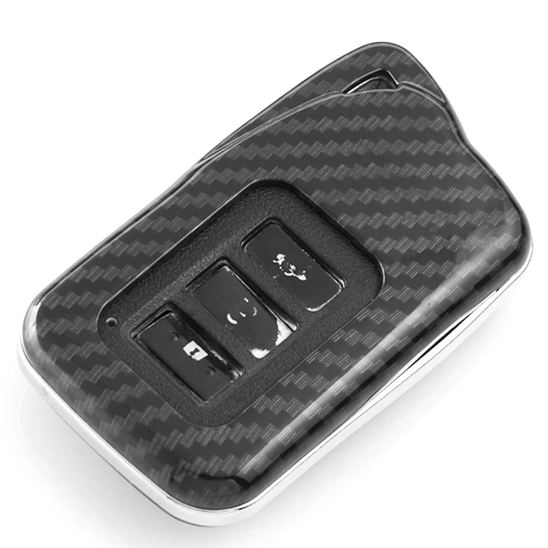 

2019 Carbon Fiber Car Key Cover Case For Lexus NX GS RX IS ES GX LX RC 200 250 350 LS 450H 300H Key Case keychain keyring Access