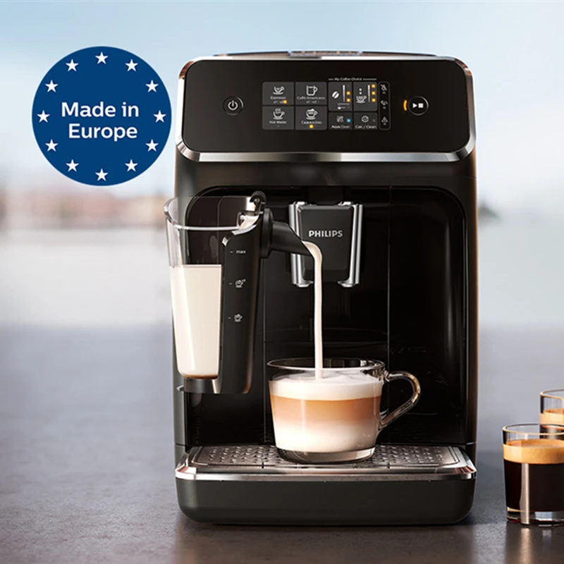

Home / Office full-automation espresso machine.15Bar Espresso Coffee Maker Grinding function Grade 12 thickness adjustment
