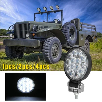 

Auto Accessory 9-30V DC 3Inch 140W 14-Bead Round LED Work Light Spot Lamp Car Offroad 14000LM Waterproof