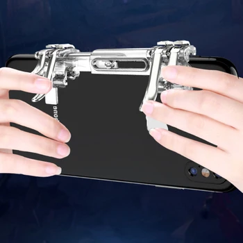 

FPS PUBG Mobile Trigger Fire Button Aim Key Gaming L1R1 Shooter Pubg Mobile Controller Smart Phone Fire Button Aim Key