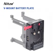Nitze N21-D1 Standaard V Mount Batterij Plaat Klem Adapter Met Qr V-Lock Ontwerp