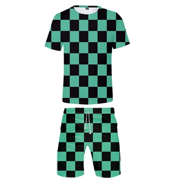 

Ghost Blade 3D t shirt plants kid men women Aikooki Hot Fashion Popular Classic Print Suit Ghost Blade Hip Hop casual Plaid Suit