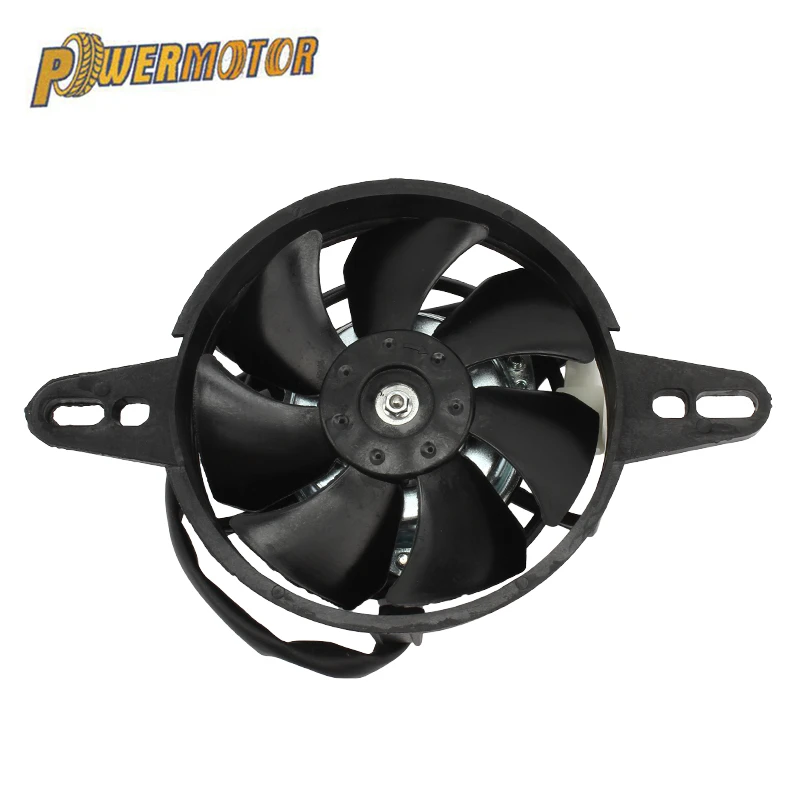 Universal para motocicleta, radiador de 250cc, enfriador de aceite, 12V, ATV, Go Kart, motor Enduro, accesorios de Motocross|Cobertura de ventilador| - AliExpress