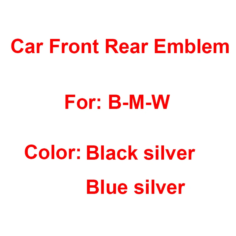 

1pcs Carbon fiber Car Emblem Badge BONNET Hood Front Rear Trunk Logo for bmws E46 E39 E38 E90 E60 Z3 Z4 X3 X5 X6 car accessories