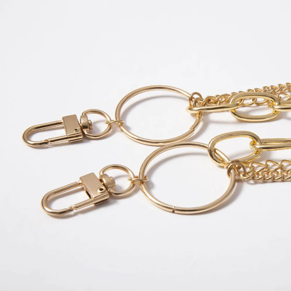 Punk Pants Keychain Hip Hop Belt Tassel Trousers Silver Gold Chain For Women Cool Metal Key Chain Jewelry On Jeans