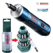 Best Price BOSCH GO Mini electric screwdriver set 3.6V lithium-ion Battery Rechargeable Cordless Power Drill Electrical screwdriver bits
