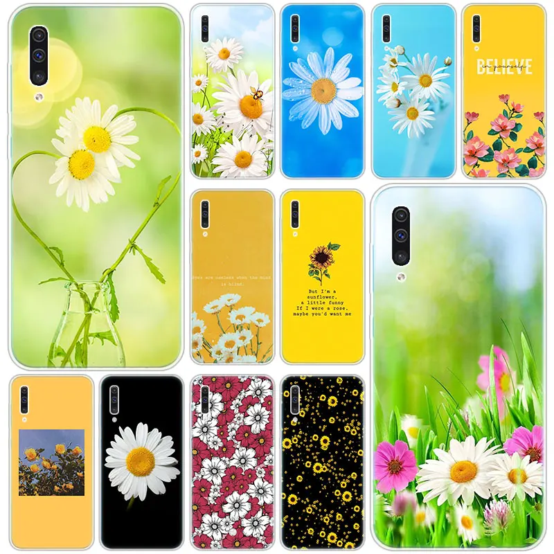Лидер продаж летняя Маргаритка рисунок подсолнухи Цветок чехол для Samsung