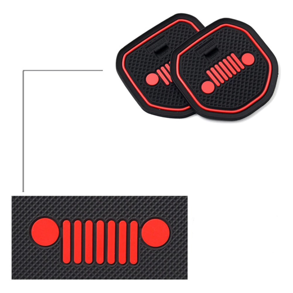 

For Jeep Wrangler JL 2018 Car Door Mats Accessories Trim Interior Slot