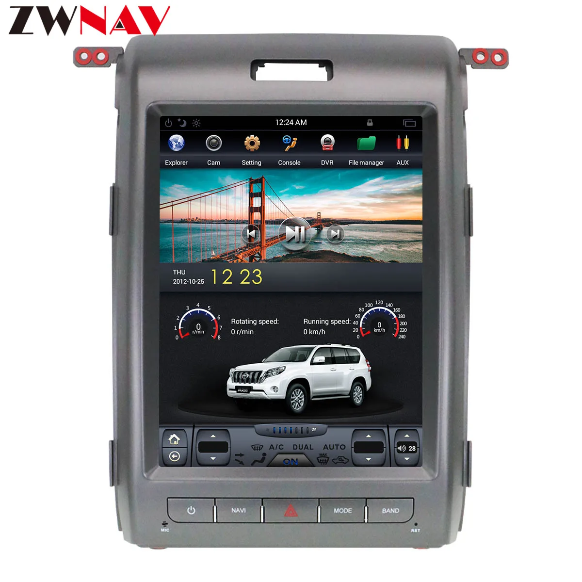Excellent Tesla style 12.1"BIG Screen Android 6.0 4 core car multimedia Player For Ford F150 2009-2014 car gps autostereo radio car no dvd 1