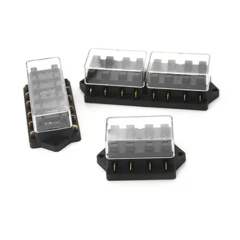 

4/6/8 Way Car Vehicle Circuit Automotive Blade Circuit Fuse Box Varied Way Flat Plate Fuse Box Car Fuse Accessory