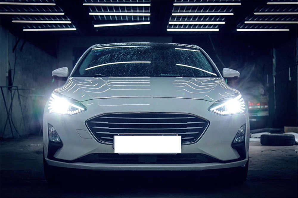 CSCSNL 2 шт. светодиодный фары для ford focus Автомобильный светодиодный свет двойной ксеноновые линзы автомобильные аксессуары Габаритные огни противотуманных фар