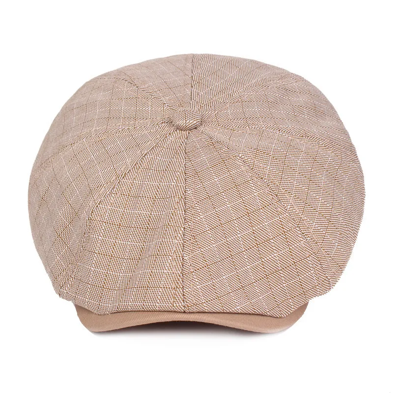 SHALUOTAOTAO тренд мужские осенние хлопковые льняные береты модный художник Snapback Кепка элегантная женская шапка для отдыха унисекс Новинка