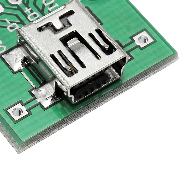 LEORY 1 шт. USB для DIP Женская головка Mini-5P патч для DIP 2,54 мм плата адаптера