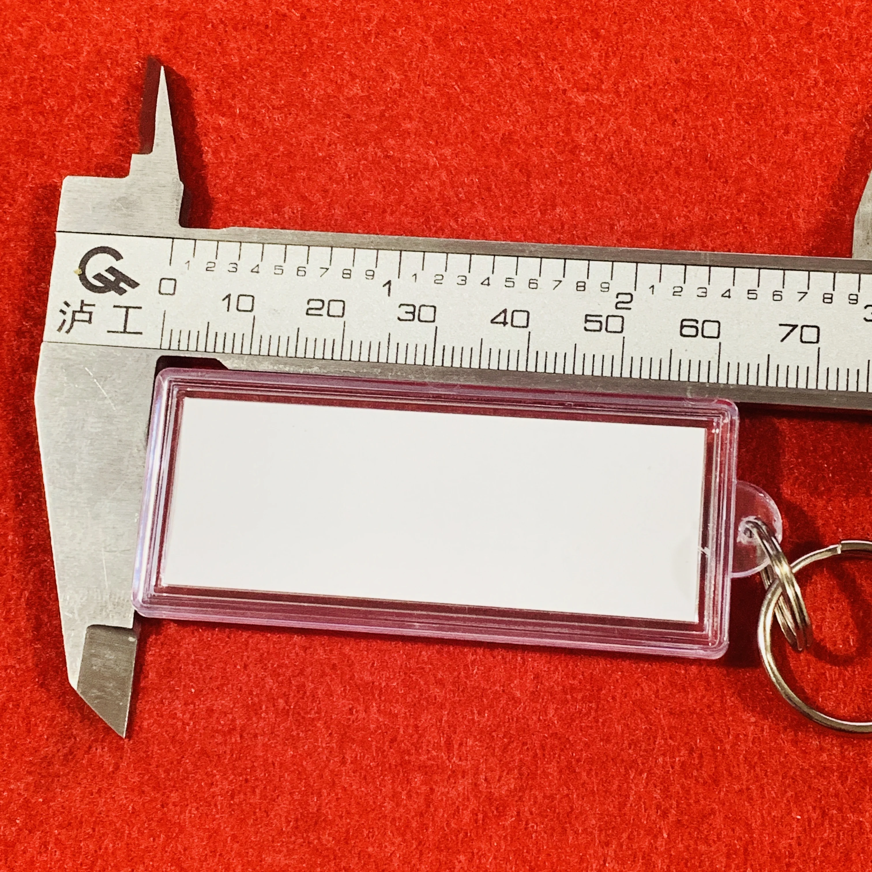 63*27 мм UHF keyfobs RFID пассивные карты акриловый длинный Диапазон чтения с инкрустацией