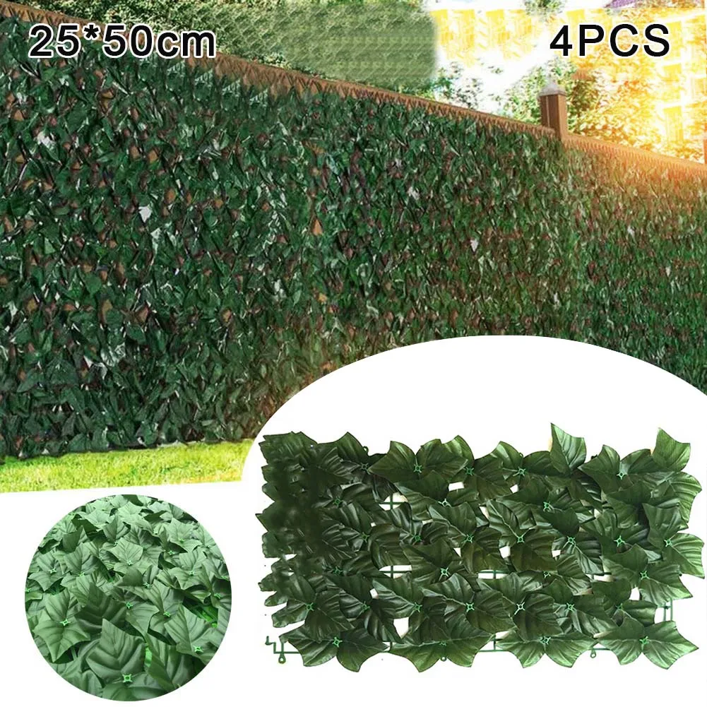 Artificial Ivy Leaf Hedges Privacy Screen Garden Fence Panel Roll 1.5m x 3m BOX 