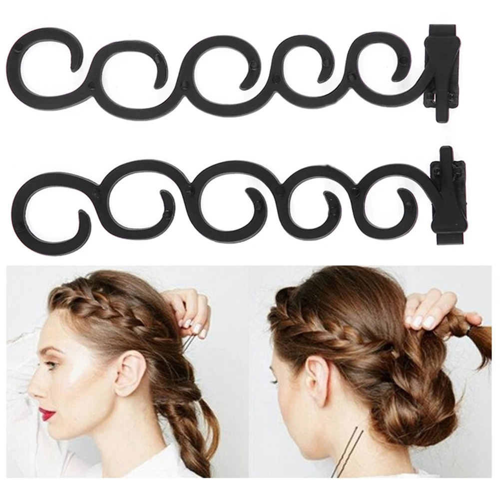 2pcs Hair Comb Clip Women Hair Accessories Hair Styling Clip Stick Bun  Maker Braid Tool Hair Twist Braiders Diy Hair Accessory|Braiders| -  AliExpress