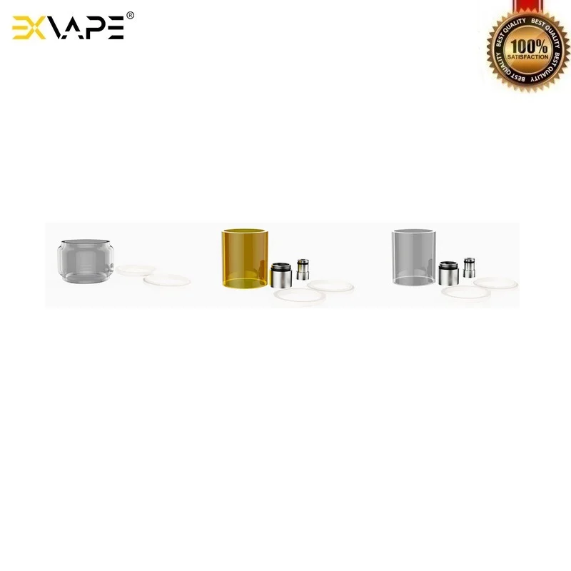 

Original Exvape Expromizer V4 MTL RTA Glass Tube Bubble Acrylic Pyrex Glass Tube 4ML Capacity for Expromizer V4 Vape Tank