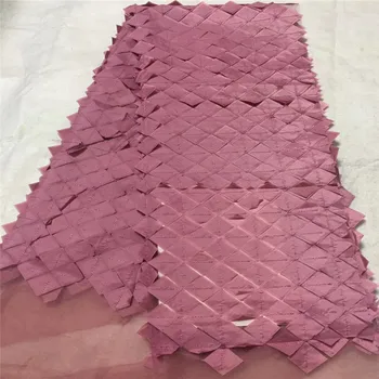 

Cassiel Pink Lace Fabrics Embroidery African Tulle Lace Fabric High Quality French Lace Fabric for Women Dress