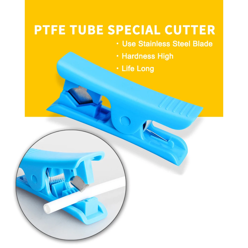 PTFE Special Cutter 3D Printer Parts Teflonto tube Pipe Cutter blade Nylon PVC PU filament Cutting Tools Biue 1PC 2PCS