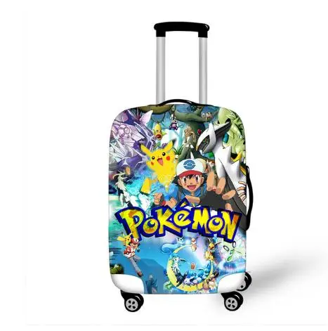 18-32 дюймов Pokemon Haunter Eevee Эластичный Защитный чехол для багажа, чехол для чемодана, пылезащитный чехол, Мультяшные аксессуары для путешествий - Цвет: picture color