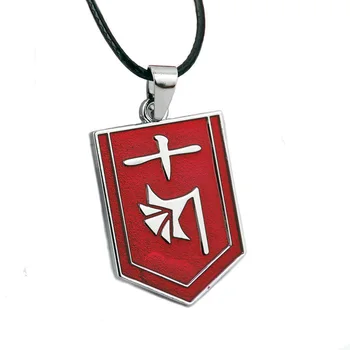 

New Anime Bleach Necklace Hitsugaya Toushirou Pendant Necklaces Chocker Accessories CosplayBlack Rope Chain Necklace Women Men