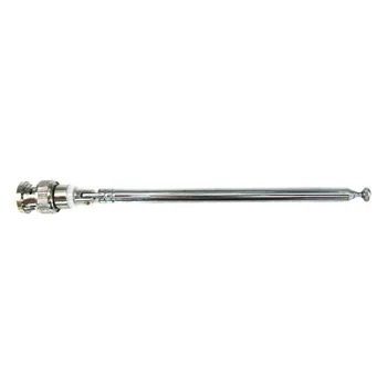 

Stainless Steel FM Radio Antenna BNC Connector Telescopic Aerial