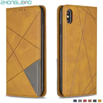 

For IPhone 11 Pro Max 2019 New Magnet Leather Case for IPhone XS Max XR X 7 8 Plus Card Slot Flip Cover IphoneX Wallet Case Etui