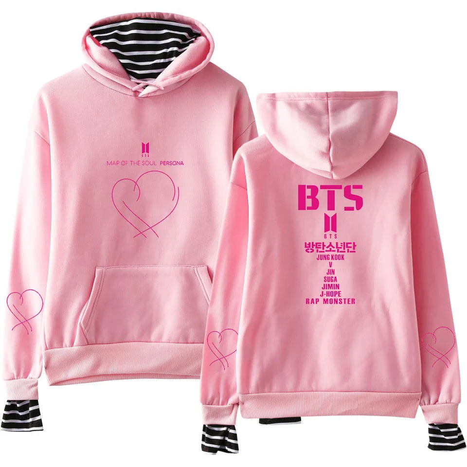 Горячая Распродажа BTS стиль альбом карта душа Persona макет из двух частей толстовка