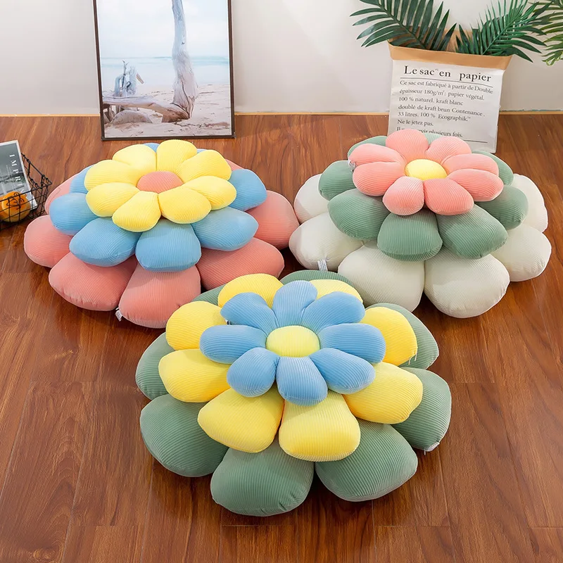 

Flower-Shaped Throw Pillow Decorative Pillows Chair Cushion Floor Cushion Office Sedentary Butt Relaxing Mat Chair Seat Cushions