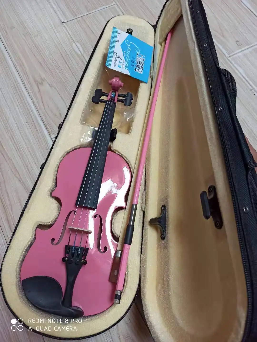 1/8 pink Violin for Children