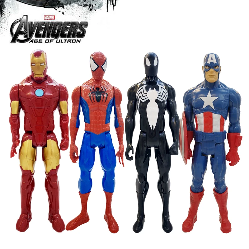 Игрушки Marvel Мститель эндшпиль 30 см супер фигурка супергероя Тор Капитан танос Wolverine Человек-паук Железный человек фигурку игрушки куклы