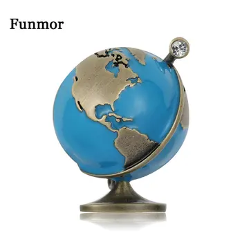 

Funmor Vivid Globe Brooch Enamel Pins For Scientist Researcher Daily Work Decoration Accessories Coat Unit Ornaments Bijoux Gift