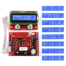 Alimentation régulée cc réglable avec écran LCD, Kit de bricolage 0 28V 0.01 2A 