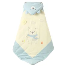 19, осенне-зимнее цветное хлопковое детское одеяло для новорожденных, Jubilee, тайское детское Хлопковое одеяло с медведем и шарфом, детское одеяло BA