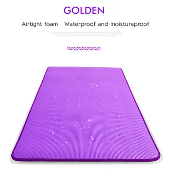 

183 * 61 * 1cm NBR Non-Slip Mat Yoga Mat Fitness Mat Durable Body Line Aerobics Outdoor Universal Elasticity