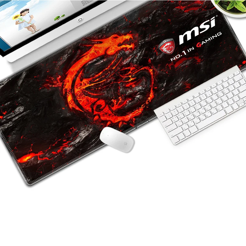Игровой коврик для мыши IRed Dragon Series высокая скорость 700*300 мм игровой с красным