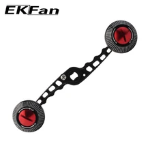 EKFan 8*5 мм отверстие ручки из алюминиевого сплава s-образный Алюминиевый сплав Рыболовная ручка для литья приманки