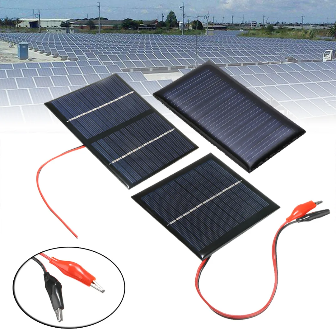 Mayitr Portable Cell Solar Panel System 9V 3W Light DIY Battery Cell Charger Module Solar Panel