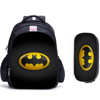 

16 Inch Cartoon printing Children School Bags Orthopedic Backpack Super hero Kids School Boys Girls Mochila Infantil Catoon Bags