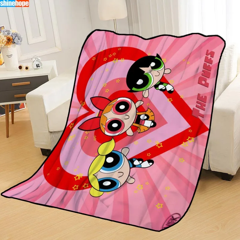 

Custom Powerpuff Girls Blankets for beds throw blanket soft blanket summer blanket anime blanket travel blanket