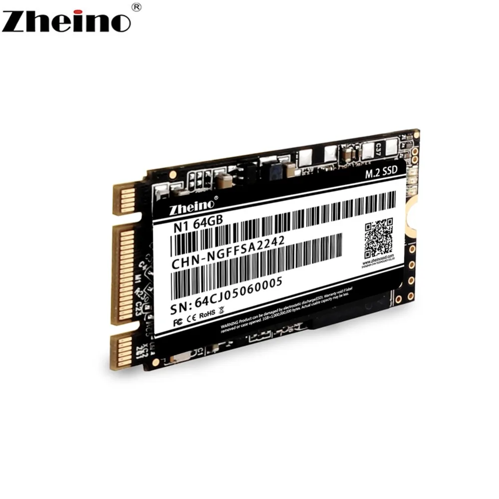 Zheino M.2 SSD NGFF 64 GB 128 GB 256 GB 512 GB 1 ТБ 2280 мм 2242 мм Внутренний твердотельный жесткий диск для настольных ПК ноутбука