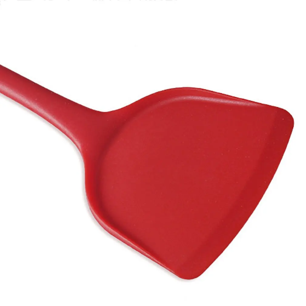 Силиконовая лопатка из нержавеющей стали силиконовая посуда антипригарная специальная лопатка высокотемпературная кухонная лопатка