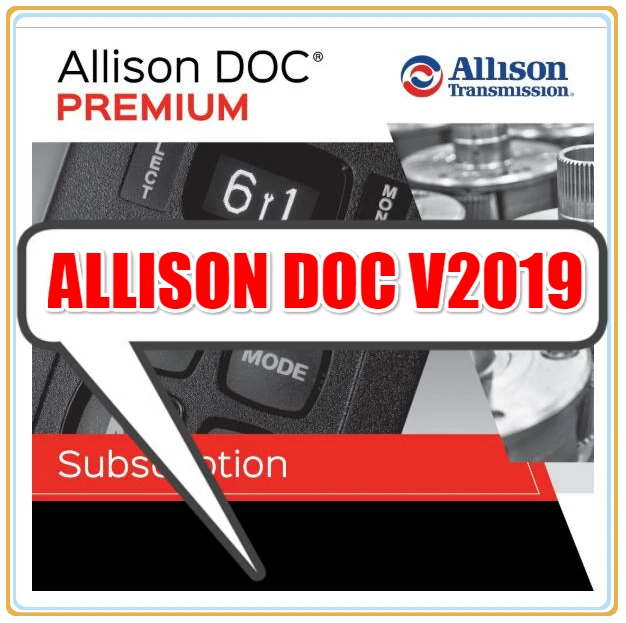 2019 Universal สำหรับ Allison DOC สำหรับ PC บริการเครื่องมือ V2019