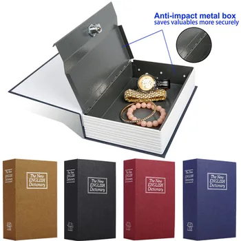 

Dictionary Safe Box Secret Book Money Hidden Security Safe Lock Cash Money Coin Storage Jewellery Password Locker For Kid Gift
