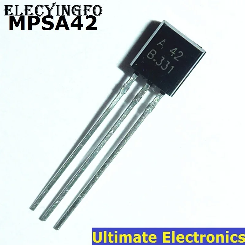 50 x MPSA42 NPN High Voltage Transistor 0.5A 300V Free Shipping USA SELLER 