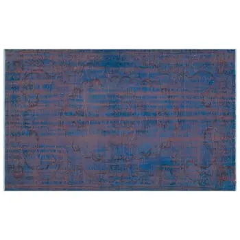 

Handmade Blue Vintage Overdyed Turkish Area Rug 149x240 Cm-4'11''X7'10''