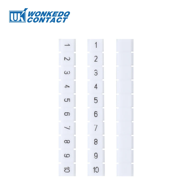 ZBFM5 Label 10Pcs For Multi-Level PTTB/STTB 2.5 PT/ST-2.5-3L DIN Rail Terminal Block Accessories wire connectors din rail terminal block din rail