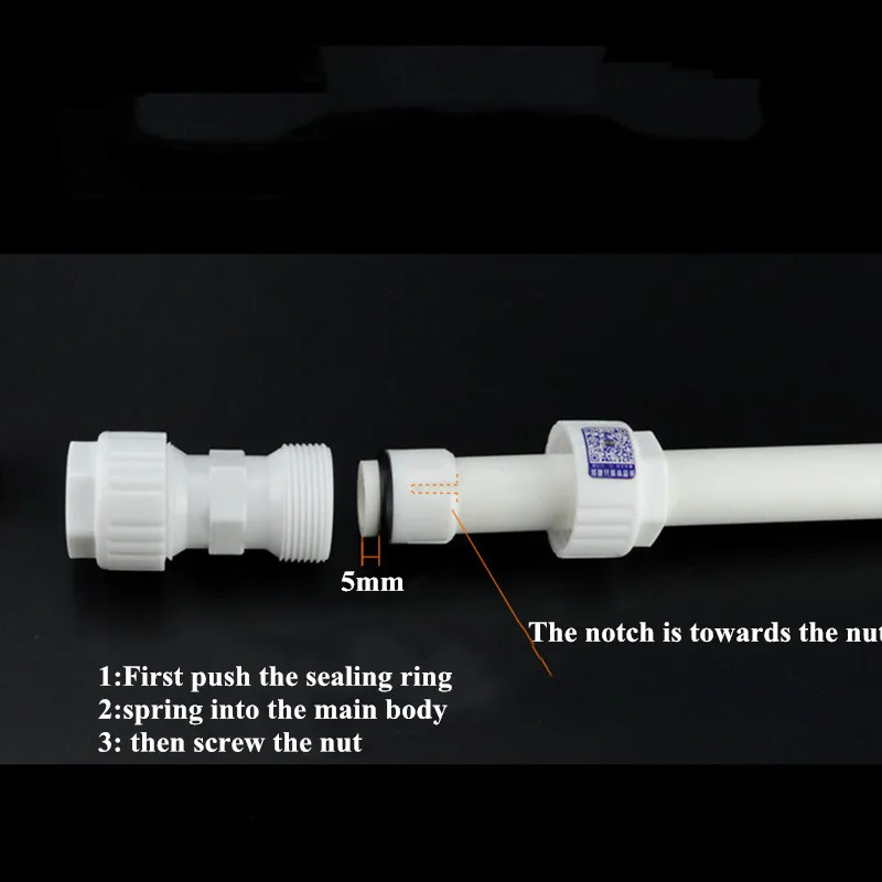 I. D20mm 25mm 32 mmPVC/PPR труба быстрое соединение тройник быстрая вилка тройник садовая система тройник соединение кухонная вытяжка разъем